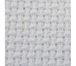 AIDA 14 ct (33 x 49 cm) kolor: blanc - biały (DMC)