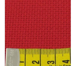 AIDA 14 ct (33 x 49 cm) kolor: czerwony (DMC)