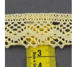 Koronka 2,5 cm, 2 - kremowy (7246 Zweigart)
