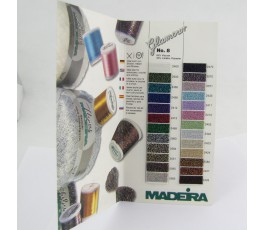 Colour card of Madeira Glamour no. 8