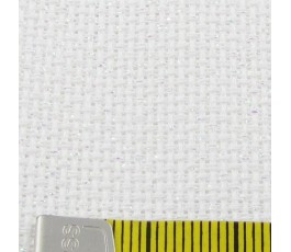 AIDA 20 ct (35 x 42 cm) colour: 11 - white opalizujący