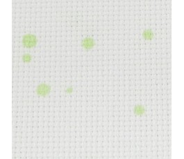 SPLASH AIDA 18 ct (35 x 42cm) kolor : 1359 - biały w zielone krople