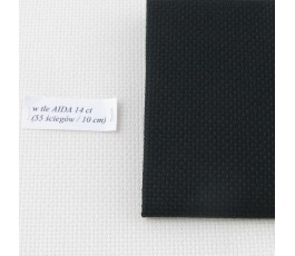 AIDA  14 ct (42 x 54 cm) kolor: 720 - czarny 