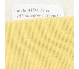 LUGANA 25 ct (35 x 35 cm) kolor 205 - żółtopomarańczowy