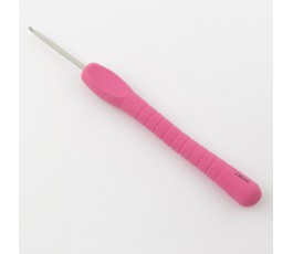 Crochet hook with rubber...