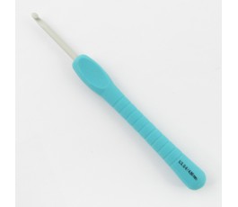 Crochet hook with rubber...