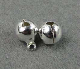 Silver small bells 10mm, 10...