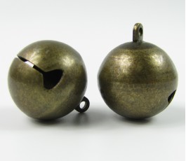 Brass small bell 25 mm, 1 pc