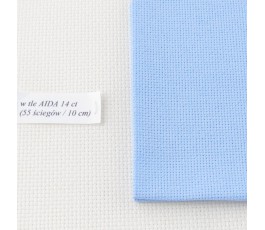 AIDA 18 ct ( 35x42 cm) kolor: 503 - błękitny