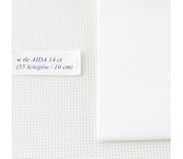 AIDA 20 ct ( 35x42 cm) kolor: 100 - biały