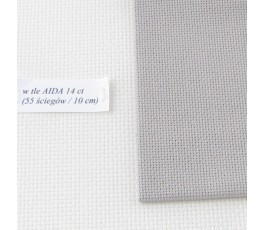 AIDA 20 ct ( 35x42 cm) kolor: 3021 - popielaty