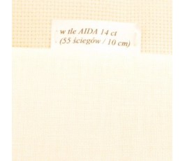Linen fabric 32 ct (50 x 70 cm) colour: 22 – écru 