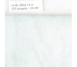 BELFAST VINTAGE (marmurkowy) 32 ct (50 x 70 cm) kolor: 6159 - zielony