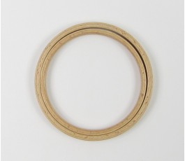 Ramka drewniana okrągła bez zawieszki 10 cm/ 8 mm (Nurge)