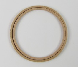 Ramka drewniana okrągła bez zawieszki 13 cm/ 8 mm (Nurge)