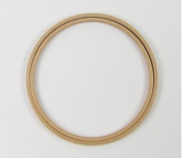 Ramka drewniana okrągła bez zawieszki 16 cm/ 8 mm (Nurge)