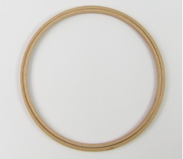 Ramka drewniana okrągła bez zawieszki 22 cm/ 8 mm (Nurge)