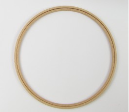 Ramka drewniana okrągła bez zawieszki 25 cm/ 8 mm (Nurge)