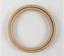 Ramka drewniana okrągła bez zawieszki 10 cm/ 16 mm (Nurge)