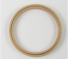 Ramka drewniana okrągła bez zawieszki 13 cm/ 16 mm (Nurge)
