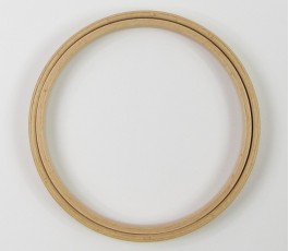 Ramka drewniana okrągła bez zawieszki 16 cm/ 16 mm (Nurge)