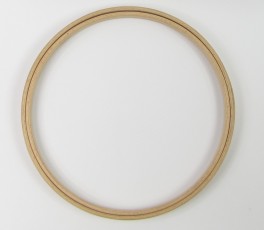 Ramka drewniana okrągła bez zawieszki 25 cm/ 16 mm (Nurge)