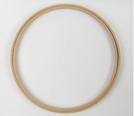 Ramka drewniana okrągła bez zawieszki 28 cm/ 16 mm (Nurge)