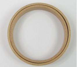 Ramka drewniana okrągła bez zawieszki 13 cm/ 24 mm (Nurge)