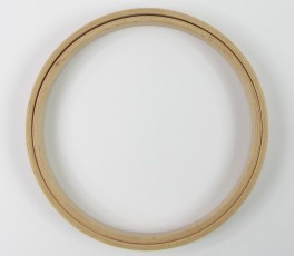 Ramka drewniana okrągła bez zawieszki 19 cm/ 24 mm (Nurge)