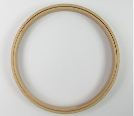 Ramka drewniana okrągła bez zawieszki 22 cm/ 24 mm (Nurge)