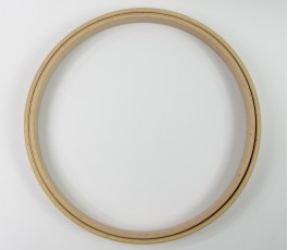 Ramka drewniana okrągła bez zawieszki 25 cm/ 24 mm (Nurge)