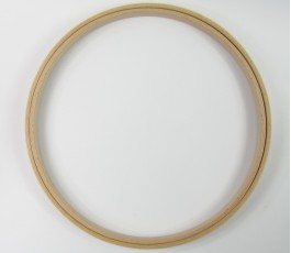 Ramka drewniana okrągła bez zawieszki 31 cm/ 24 mm (Nurge)