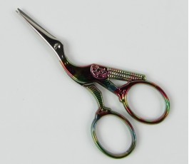 Stork embroidery scissors...