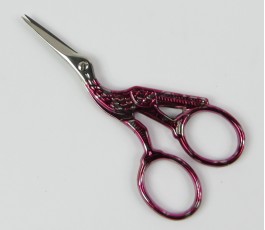 Stork embroidery scissors...