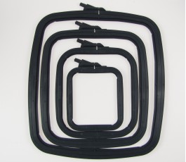 Rectangular plastic storage box