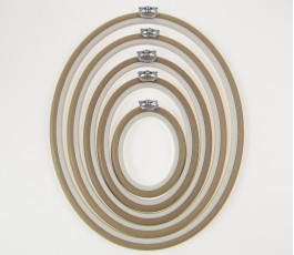 Flexi oval hoop 18 x 23 cm...