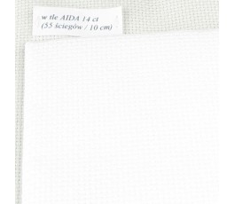 AIDA 11 ct (42 x 54 cm) kolor: 100 - biały