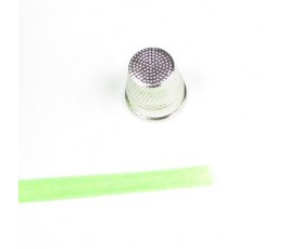 Wstążka satynowa dwustronna 6 mm kolor: zielony fluo - 33