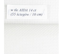 AIDA 18 ct (36 x 49 cm) kolor: ecru