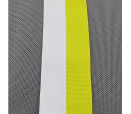 Tasiemka biało-żółta 5 cm