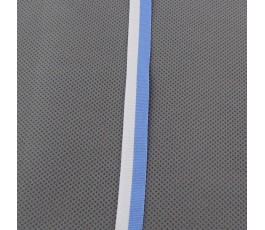 Tasiemka biało-błękitna 1,2 cm