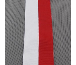 Tasiemka biało-czerwona 5 cm