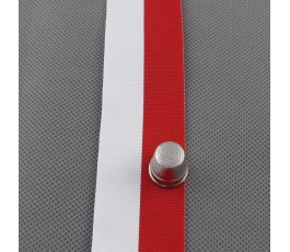 Tasiemka biało-czerwona 4 cm
