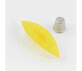 Czółenko Starlit żółty/przezroczysty (SHH410YC)